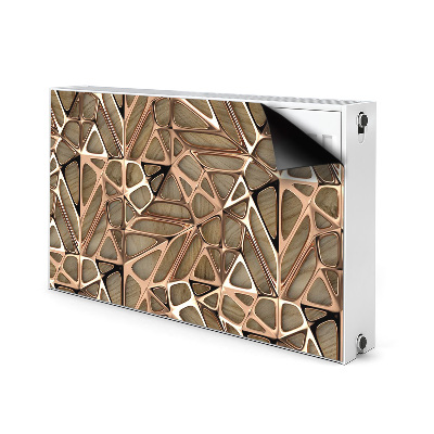 Magnetische mat voor de radiator Koper gaas hout