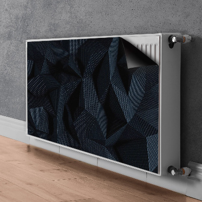 Decoratieve radiatormat Geometrische 3d-graphics