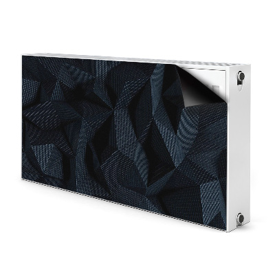 Decoratieve radiatormat Geometrische 3d-graphics