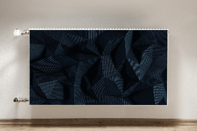 Decoratieve radiatormat Geometrische 3d-graphics