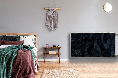 Decoratieve radiatormat Geometrische 3d-graphics