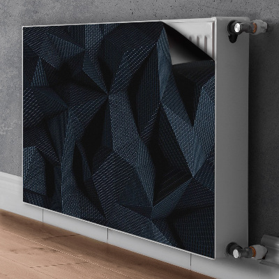 Decoratieve radiatormat Geometrische 3d-graphics