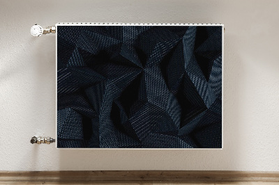 Decoratieve radiatormat Geometrische 3d-graphics