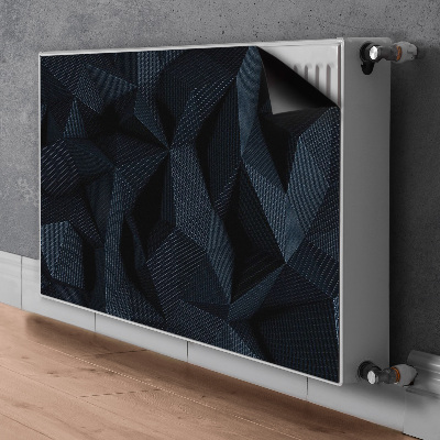 Decoratieve radiatormat Geometrische 3d-graphics