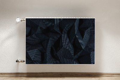 Decoratieve radiatormat Geometrische 3d-graphics
