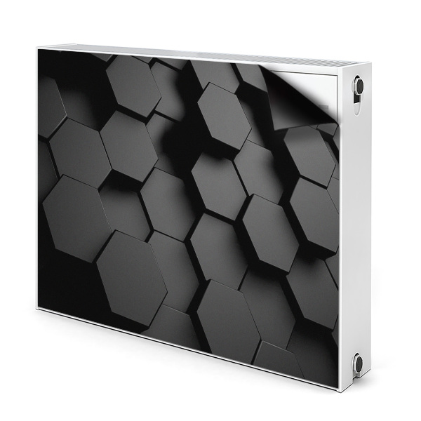 Decoratieve radiatormat Zwarte honingplakken