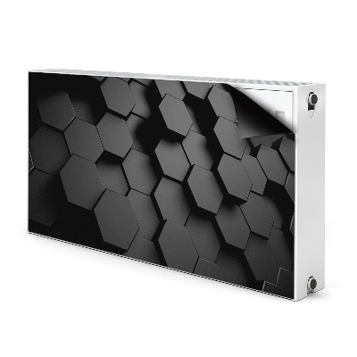 Decoratieve radiatormat Zwarte honingplakken