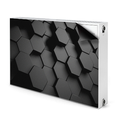 Decoratieve radiatormat Zwarte honingplakken