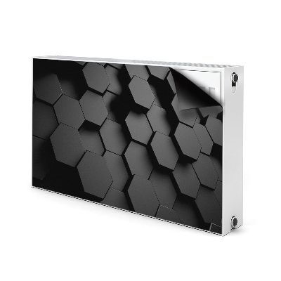 Decoratieve radiatormat Zwarte honingplakken