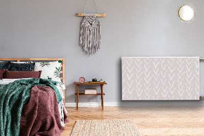Magnetische radiatormat V lichtroze