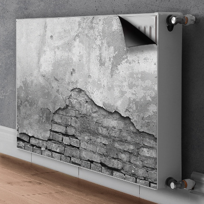 Magnetische radiatormat Oude muur