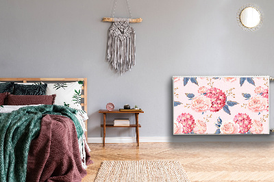Decoratieve radiatormat Hortensia's