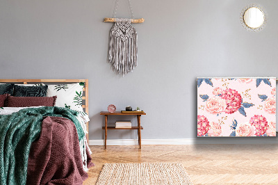Decoratieve radiatormat Hortensia's