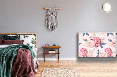 Decoratieve radiatormat Hortensia's