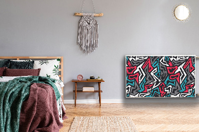 Decoratieve radiatormat Graffiti