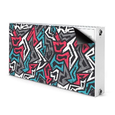 Decoratieve radiatormat Graffiti