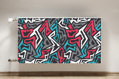 Decoratieve radiatormat Graffiti