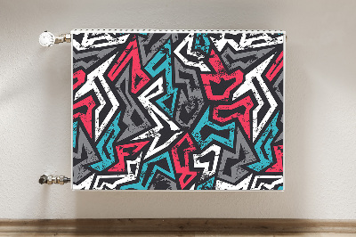 Decoratieve radiatormat Graffiti