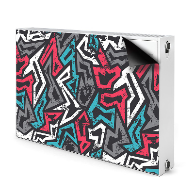 Decoratieve radiatormat Graffiti