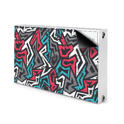 Decoratieve radiatormat Graffiti