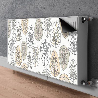 Magnetische bedrukte mat Grafische bladeren