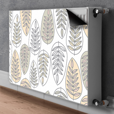 Magnetische bedrukte mat Grafische bladeren