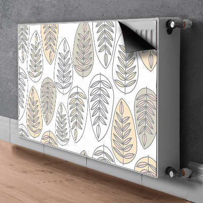 Magnetische bedrukte mat Grafische bladeren