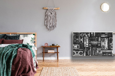 Magnetische mat voor de radiator Old school boombox