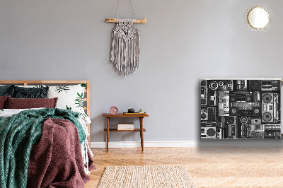Magnetische mat voor de radiator Old school boombox