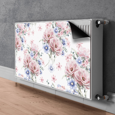Decoratieve radiatormat Delicaat boeket