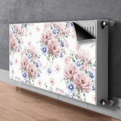 Decoratieve radiatormat Delicaat boeket