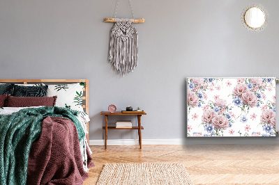 Decoratieve radiatormat Delicaat boeket