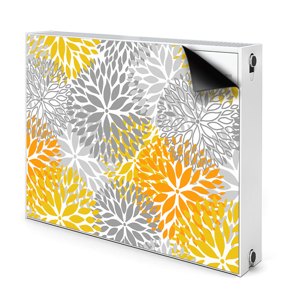 Decoratieve radiatormat Chrysanthemums