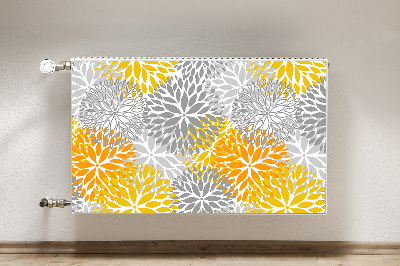 Decoratieve radiatormat Chrysanthemums