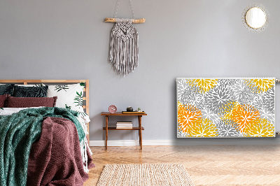 Decoratieve radiatormat Chrysanthemums