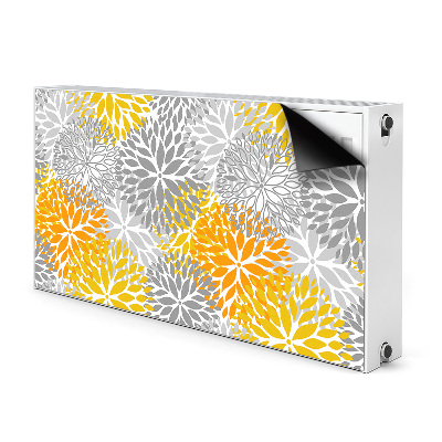 Decoratieve radiatormat Chrysanthemums