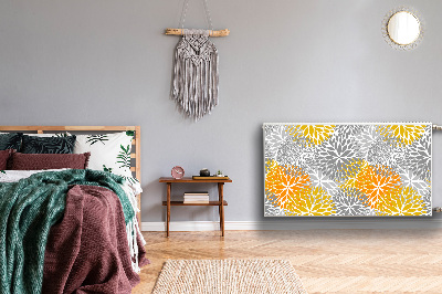 Decoratieve radiatormat Chrysanthemums