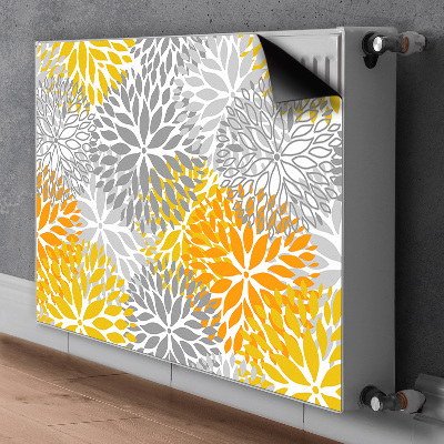 Decoratieve radiatormat Chrysanthemums