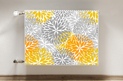 Decoratieve radiatormat Chrysanthemums