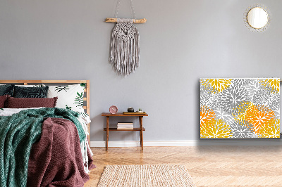 Decoratieve radiatormat Chrysanthemums