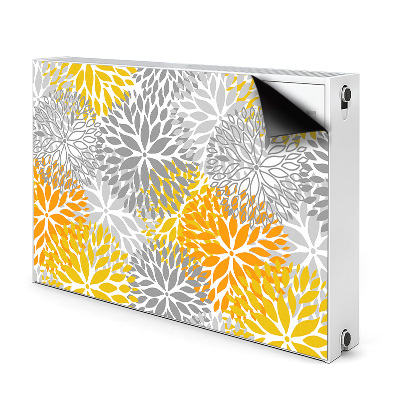 Decoratieve radiatormat Chrysanthemums