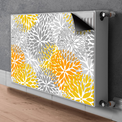 Decoratieve radiatormat Chrysanthemums