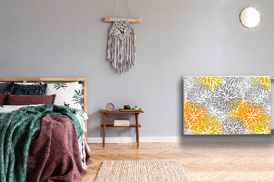 Decoratieve radiatormat Chrysanthemums