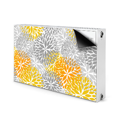Decoratieve radiatormat Chrysanthemums