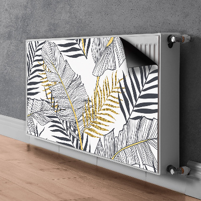 Magnetische bedrukte mat Palm bladeren