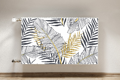 Magnetische bedrukte mat Palm bladeren
