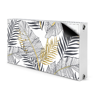 Magnetische bedrukte mat Palm bladeren