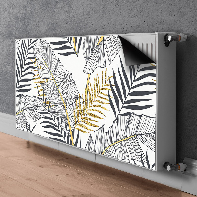 Magnetische bedrukte mat Palm bladeren