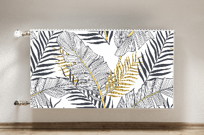 Magnetische bedrukte mat Palm bladeren