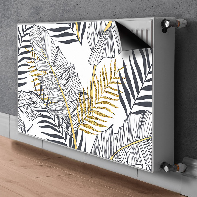 Magnetische bedrukte mat Palm bladeren